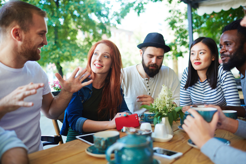 Learn English speaking with other people